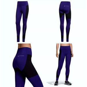 Brand New Adidas X Stella McCartney Women's Purple Support Core Tights FU3988 Si